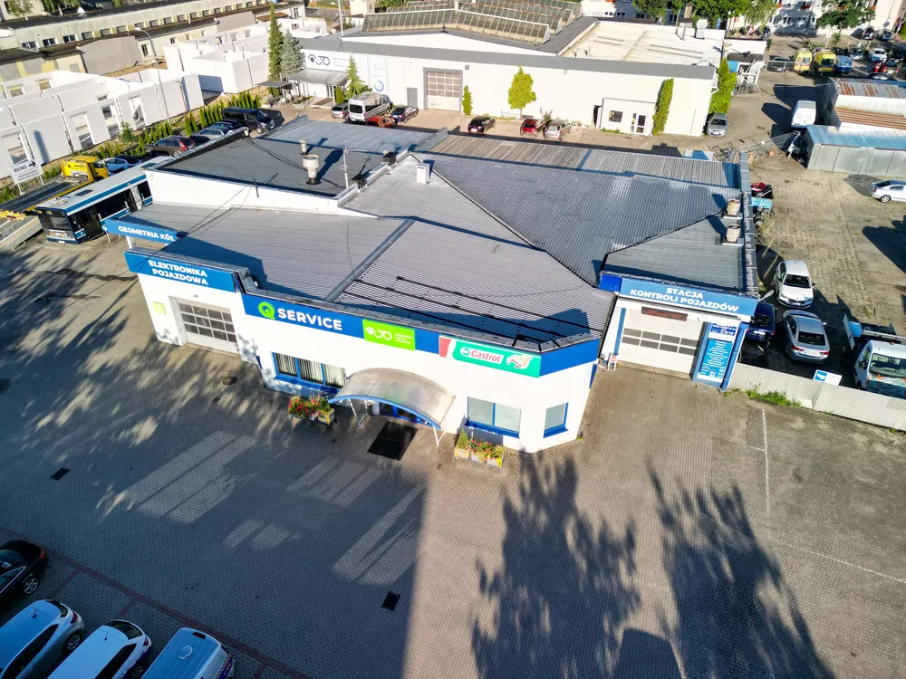 Centrum Auto Brudniewicz w Wejherowie z lotu ptaka